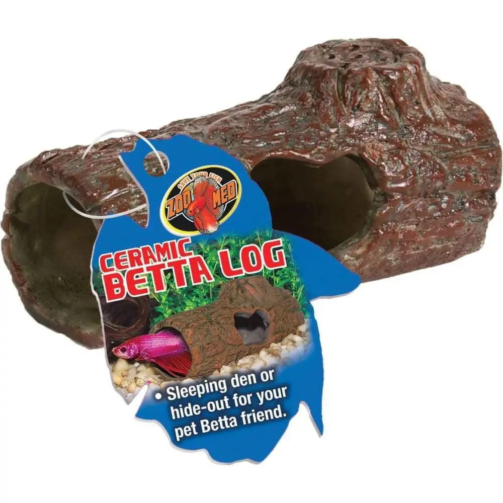 Ceramic Betta Log Zoo Med Laboratories