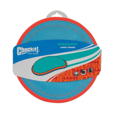 Chuckit!® Paraflight Flyer Dog Toys Orange/Blue Color Large Chuckit!®