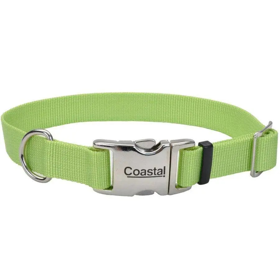 Coastal Adjustable Nylon Dog Collar with Titan Metal Buckle Coastal CPD