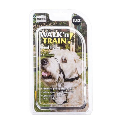 Coastal® Walk 'n Train!® Dog Head Halter Black Color Size 02 Coastal®