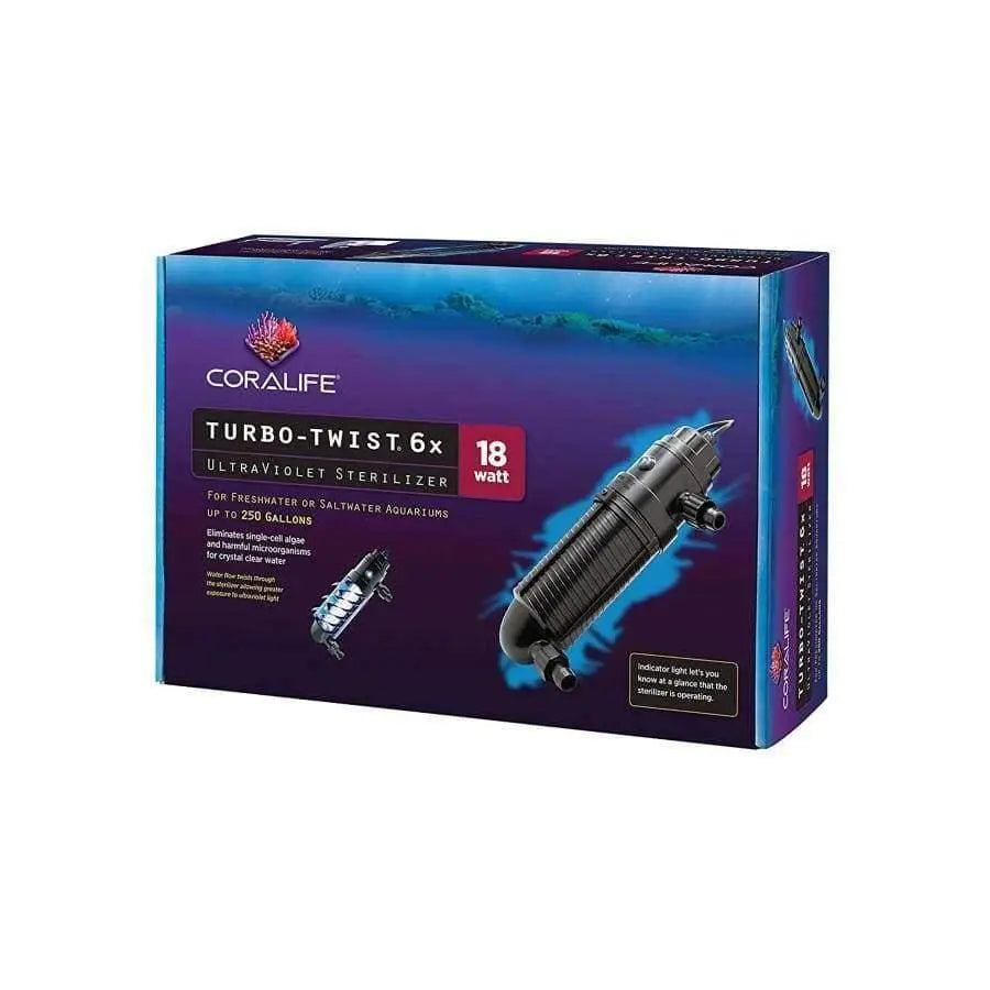 Coralife Turbo-Twist UV Sterilizer Black 1ea/6X Coralife
