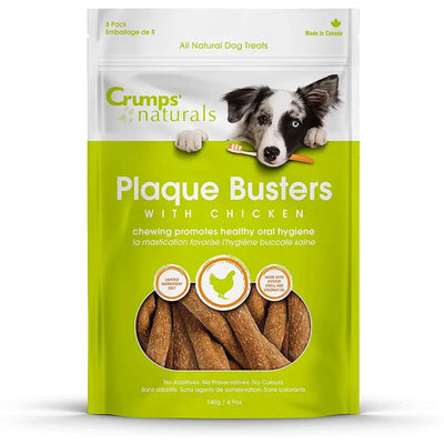 Crumps' Naturals Chicken Plaque Busters Dental Dog Treats Crumps' Naturals
