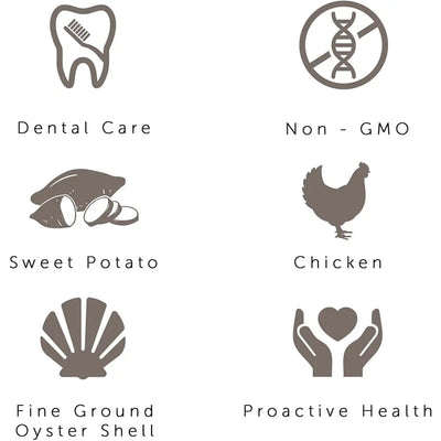 Crumps' Naturals Chicken Plaque Busters Dental Dog Treats Crumps' Naturals
