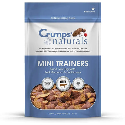 Crumps' Naturals Mini Trainers Semi-Moist Beef Dog Treats Crumps' Naturals