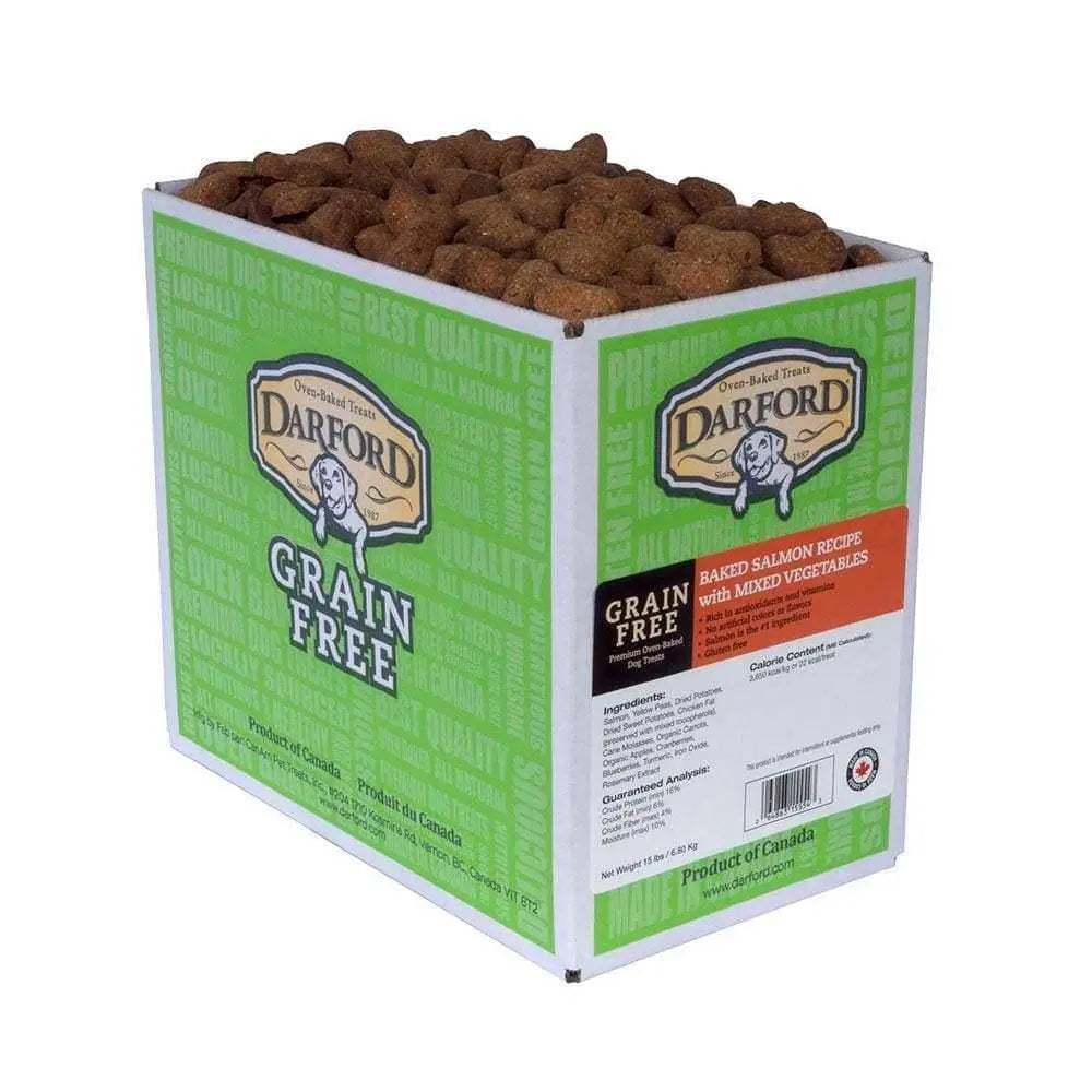 Darford® Grain Free Baked Salmon Recipe with Mixed Vegetables Dog Treats 15 Lbs Darford®