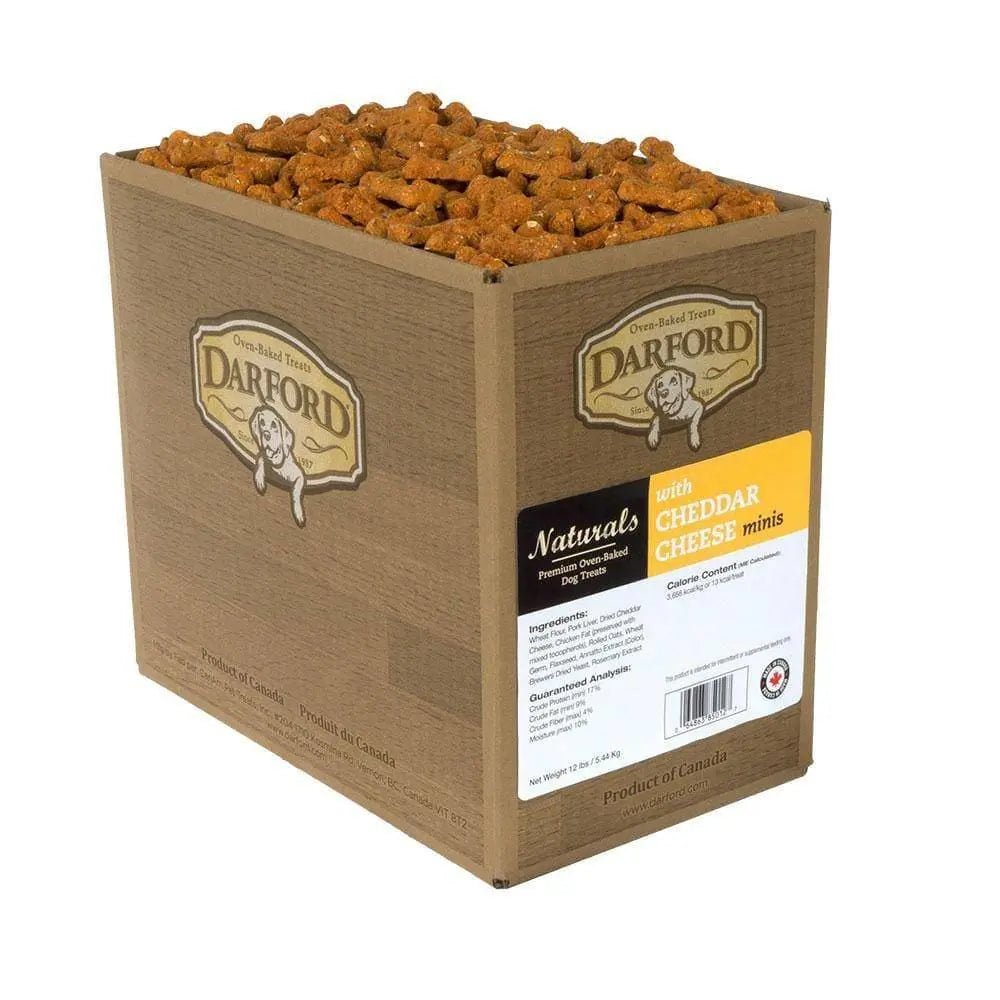Darford® Naturals Cheddar Cheese Minis Dog Treats 12 Lbs Darford®