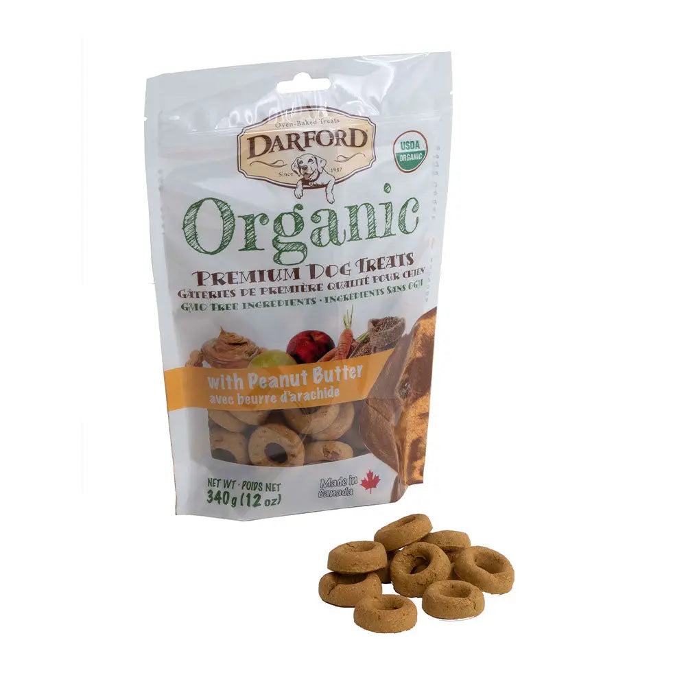 Darford® Organic Premium Peanut Butter Dog Treat 340 gm/12 Oz Darford®