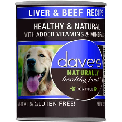 Dave's Pet Food Naturally Healthy Liver & Beef Dog Food 13 Oz x 12 Count Dave's Pet Food