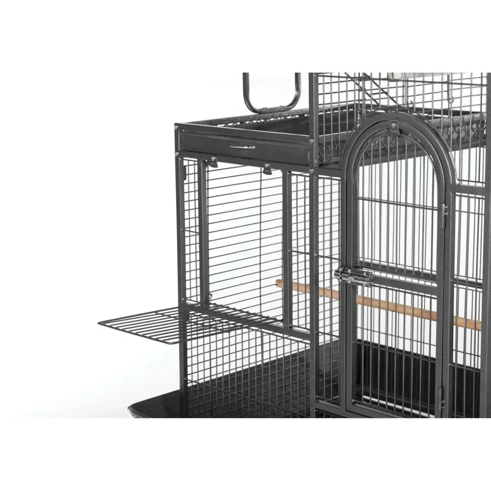Deluxe Parrot Dometop Cage with Playtop Prevue Pet