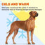 Dogline Biothane Translucent Reflective Waterproof Dog Collar Strong Coated Nylon Webbing with Black Dogline WP