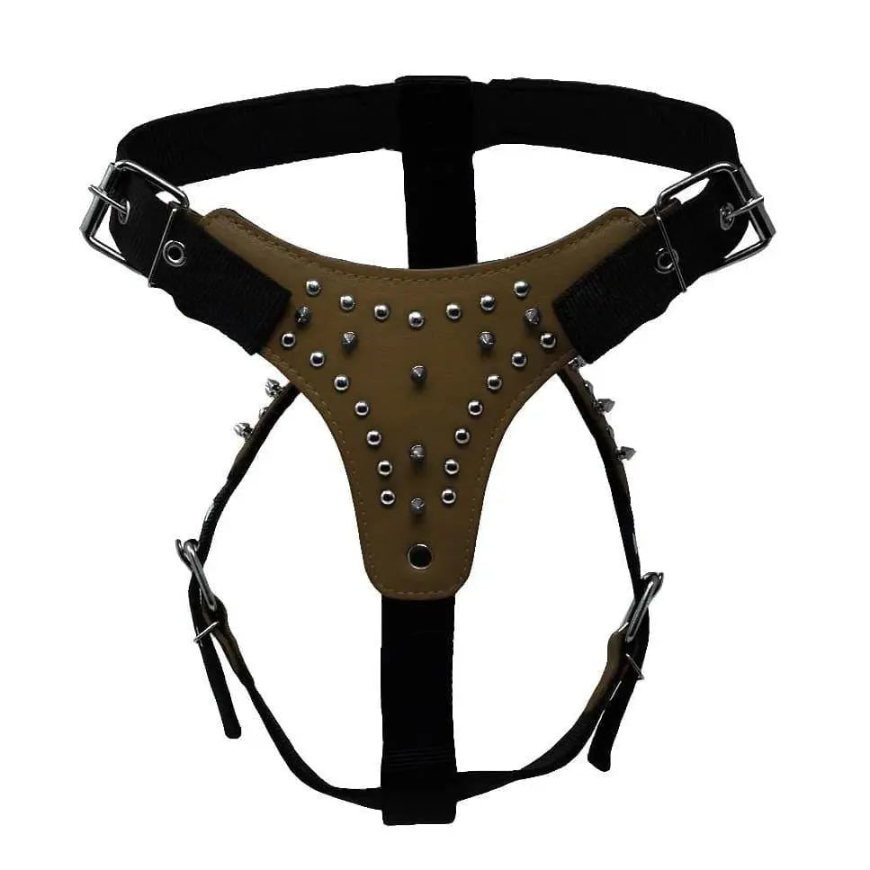 Dogline Leather Nylon Spike Harness Dogline WP