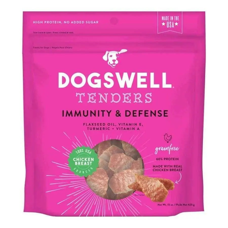 Dogswell Immunity & Defense Grain-free Chicken Tenders Dog Treat 15 oz Dogswell CPD