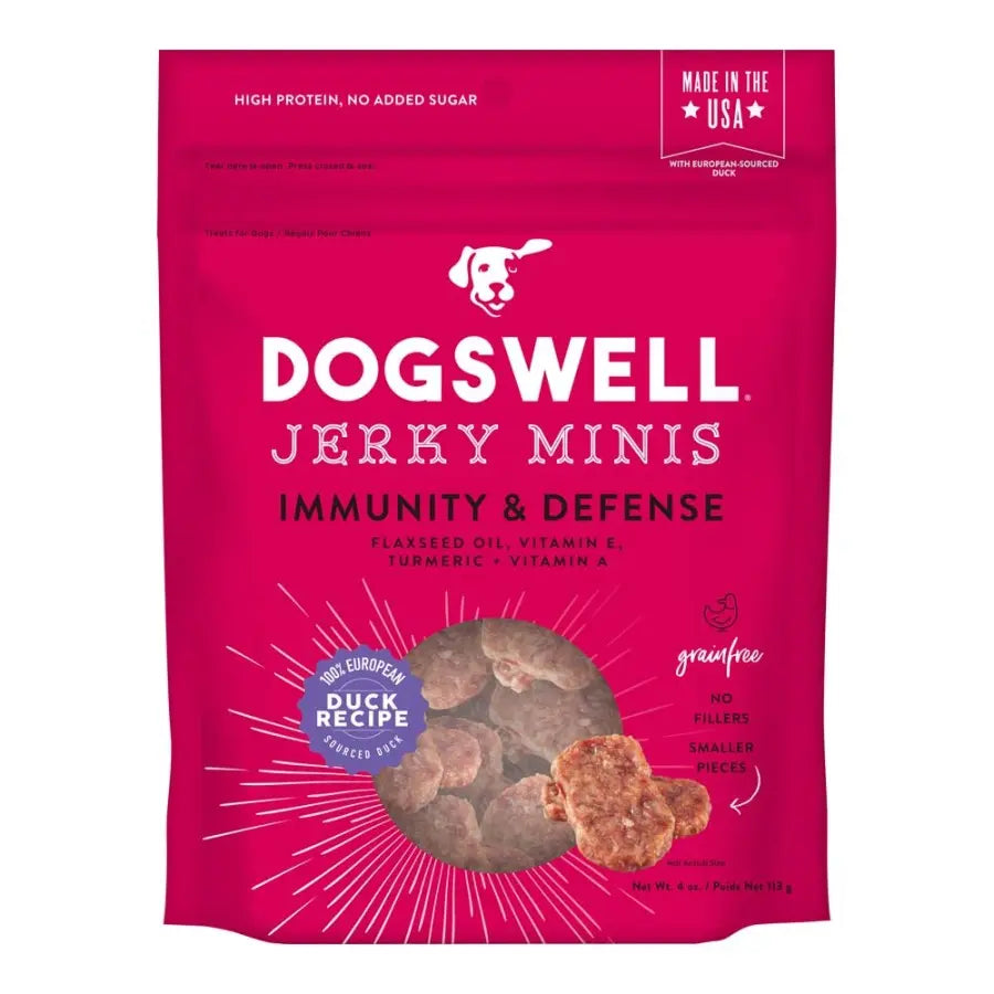 Dogswell Immunity & Defense Grain-free Duck Jerky Dog Treats Dogswell