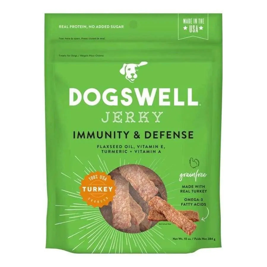 Dogswell Immunity & Defense Grain-free Turkey Jerky Dog Treats 10 oz Dogswell CPD