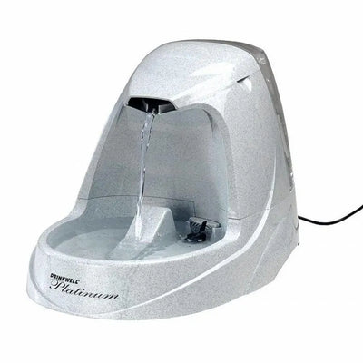Drinkwell Platinum Pet Fountain 168oz White Drinkwell CPD