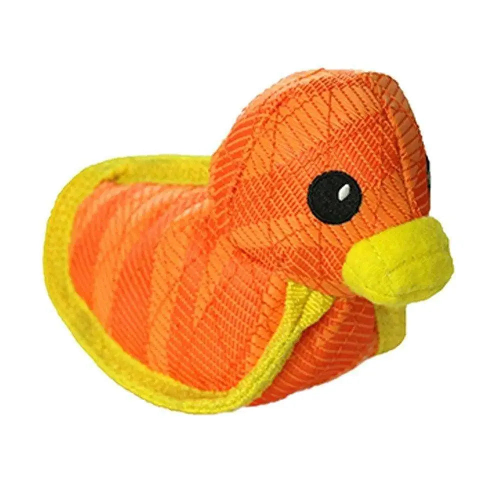 DuraForce® Characters Duck Dog Toys Orange/Yellow Color 3.5 X 6.5 X 5.2 Inch DuraForce®