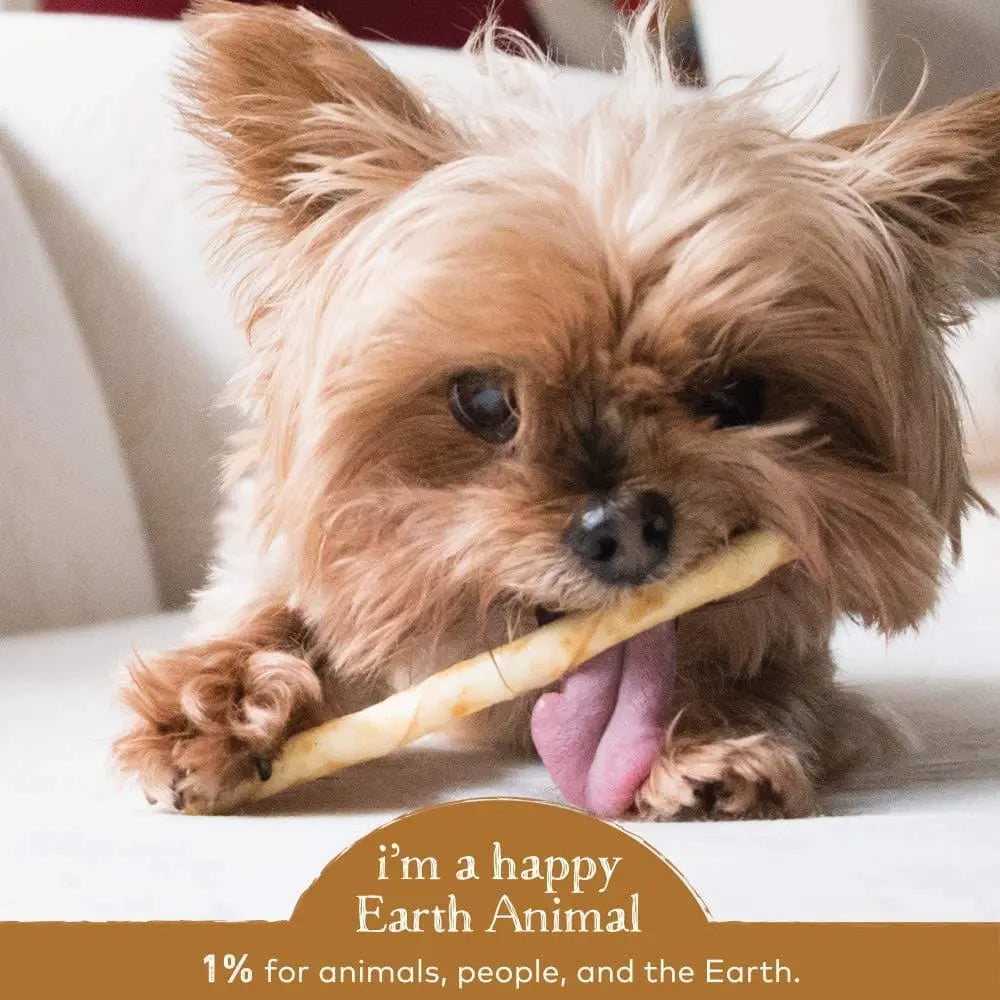 Earth Animal No Hide Venison Chews Dog Treats, 10 Pack Earth Animal