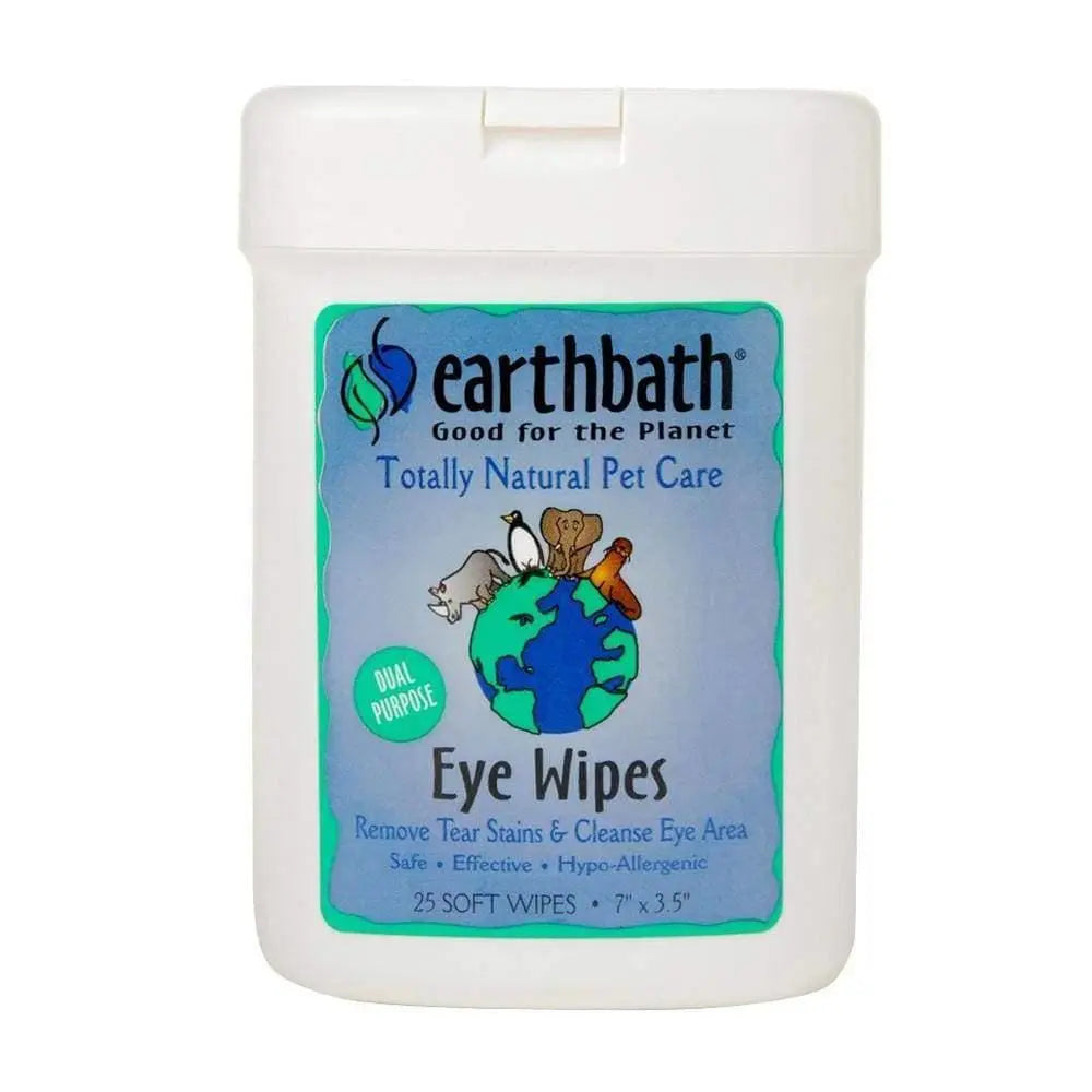 Earthbath® Eye Wipes for Cat & Dog 25 Count Earthbath®