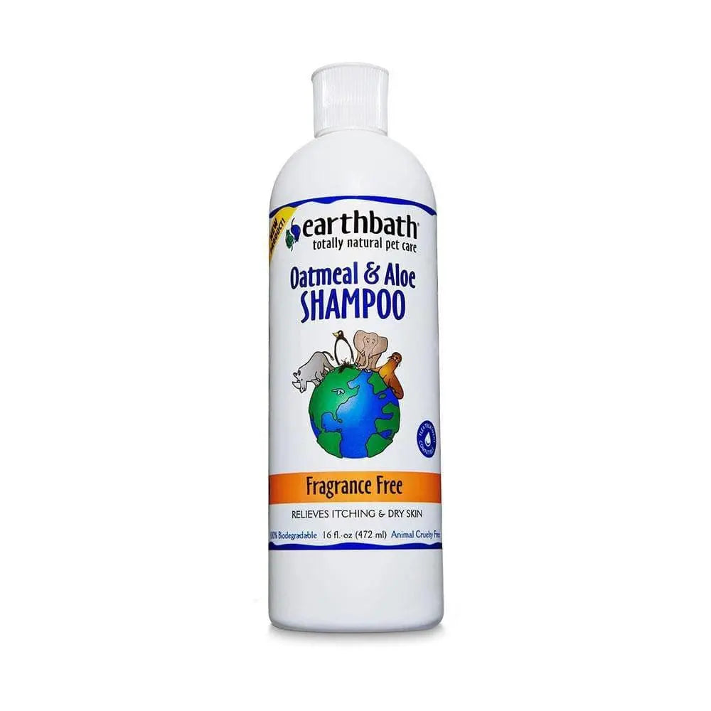 Earthbath® Fragrance Free Oatmeal & Aloe Shampoo for Cat & Dog 16 Oz Earthbath®