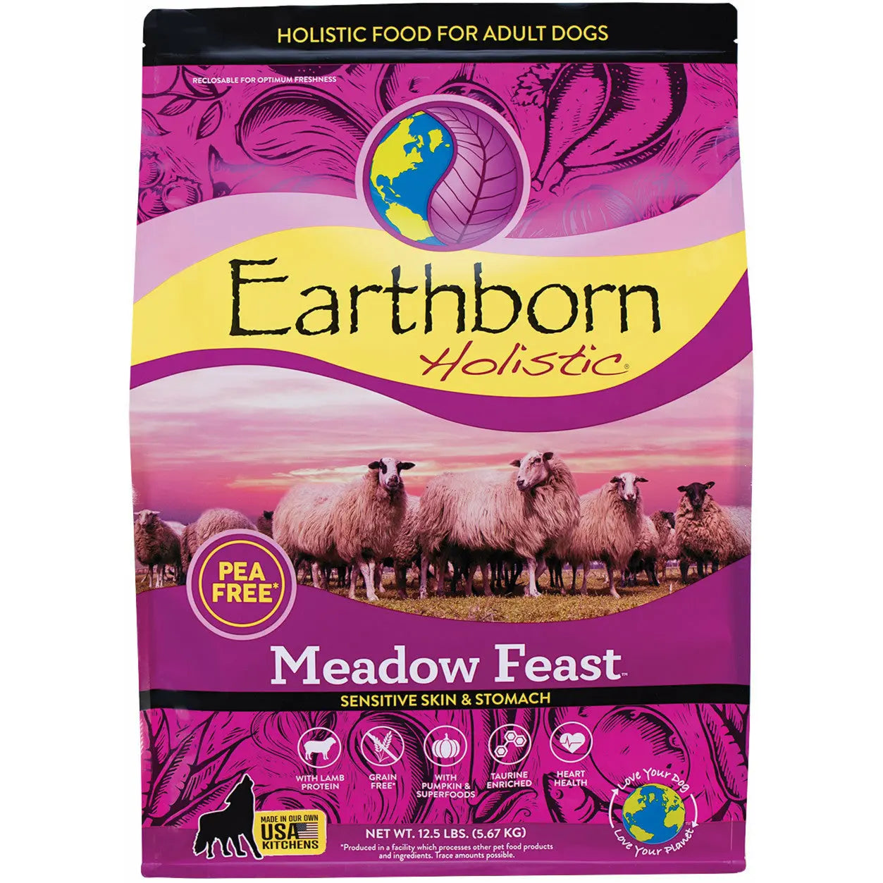 Earthborn Holistic® Grain Free Meadow Feast with Lamb Meal Dog Food Earthborn Holistic®