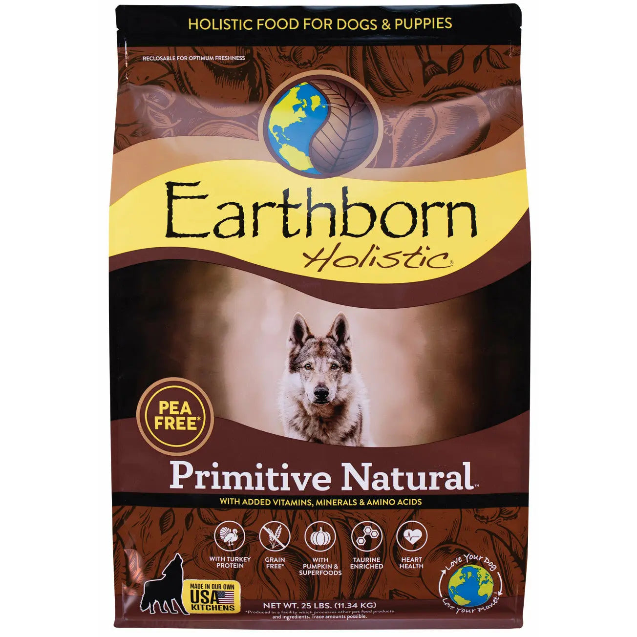 Earthborn Holistic® Grain Free Primitive Natural Turkey Dry Dog Food Earthborn Holistic®