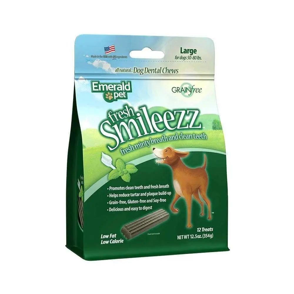 Emerald Pet® Fresh Smileezz Grain Free Large Chews Dog Treats 12.5 Oz Emerald Pet®