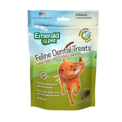 Emerald Pet® Grain Free Tuna Feline Dental Treats 3 Oz Emerald Pet®