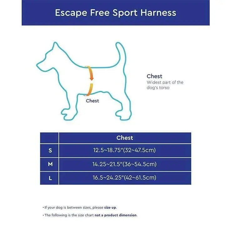 Escape Free Sport Harness Gooby WP