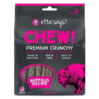 Etta Says! Premium Crunchy Buffalo Chew Dog Treats 1ea/4.5 oz Etta Says