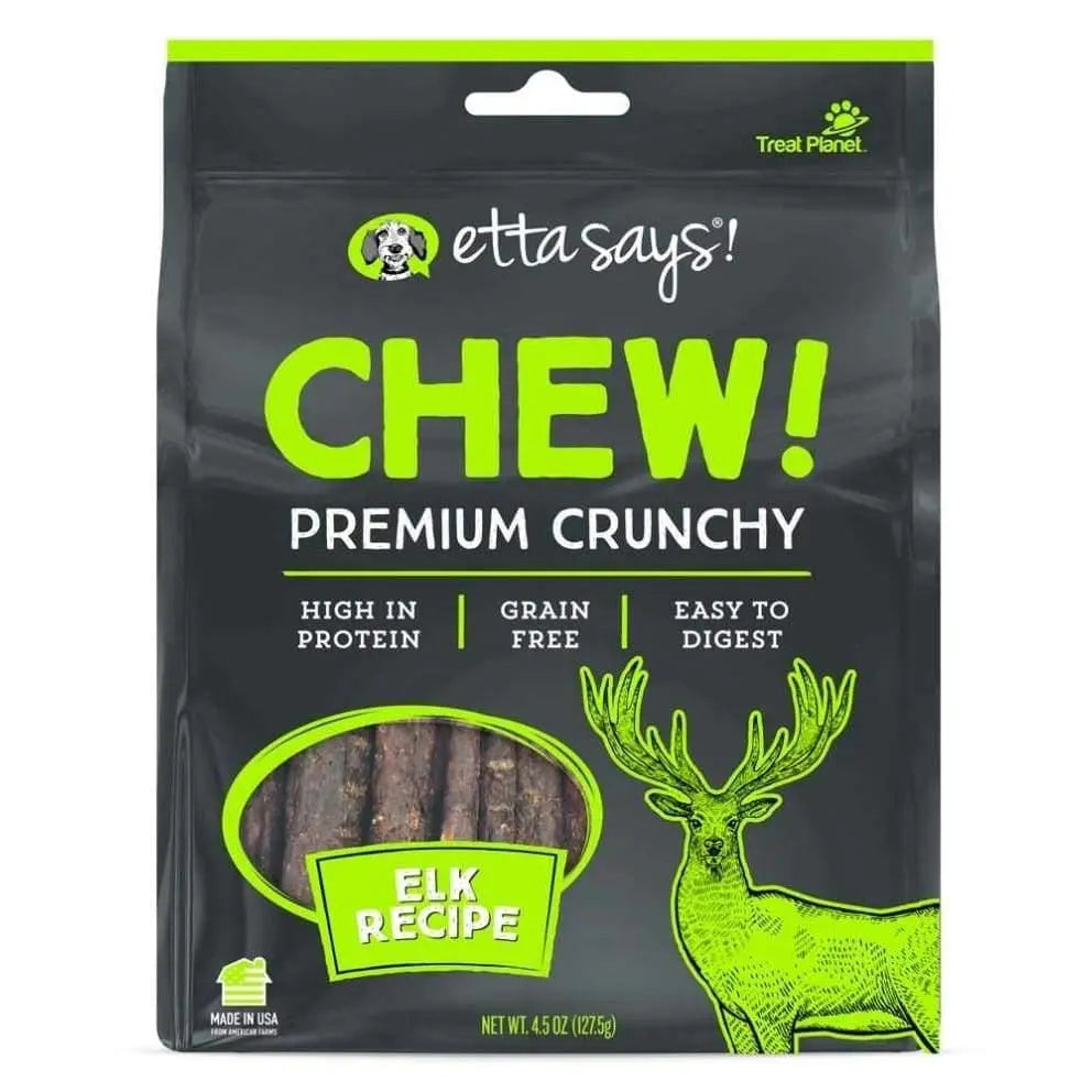 Etta Says! Premium Crunchy Elk Chew Dog Treats 1ea/4.5 oz Etta Says