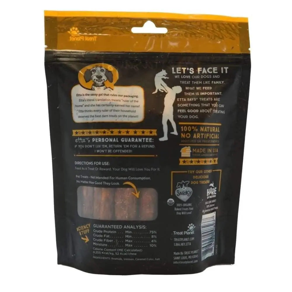 Etta Says! Premium Crunchy Venison Chew Dog Treats 4.5 oz Etta Says
