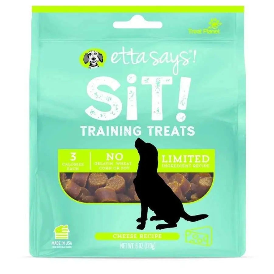 Etta Says! Sit! Dog Training Treats Cheese Recipe 6 oz Etta Says