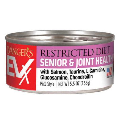 Evanger's EVx Restricted Diet Senior And Joint Health Wet Cat Food Evanger's