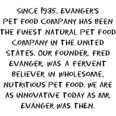 Evanger's Grain-Free Buffalo Canned Dog & Cat Food 24ea/6 oz Evanger's