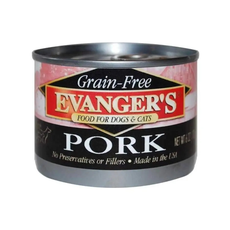 Evanger's Grain-Free Pork Canned Dog & Cat Food case of 24 Evanger's
