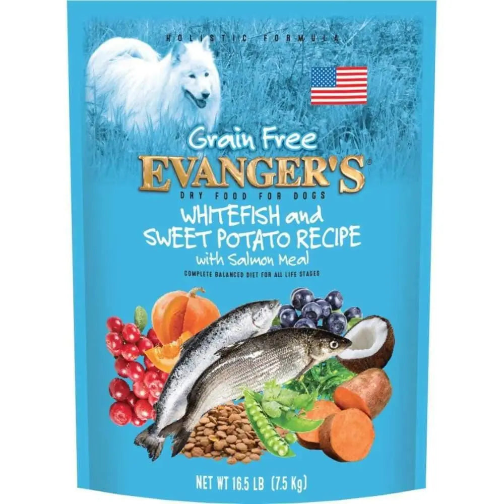 Evanger's Grain-Free Whitefish & Sweet Potato with Buffalo Dry Dog Food Evanger's CPD