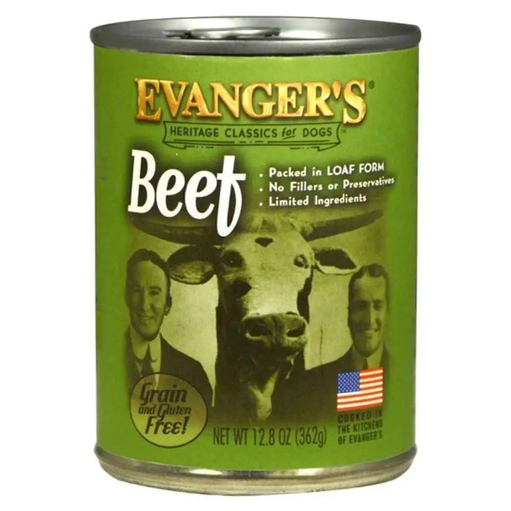 Evanger's Heritage Classic Beef Canned Dog Food case of 12 Evanger's