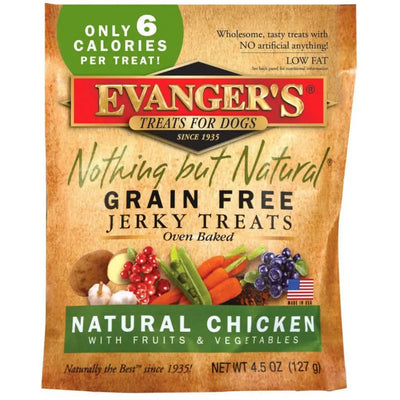 Evanger's Nothing But Natural Organic Chicken Jerky Dog Treats 4.5 oz Evanger's CPD