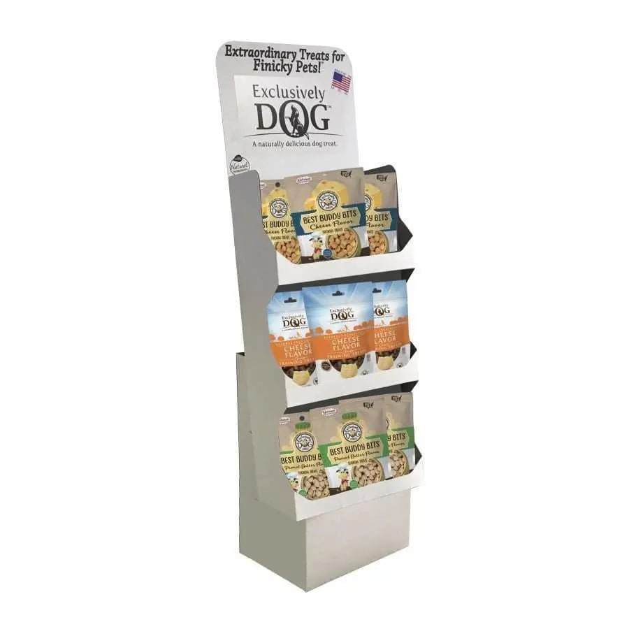 Exclusively Pet Baked and Chewy Dog Training Treat Display 36 Pc Exclusively Pet CPD
