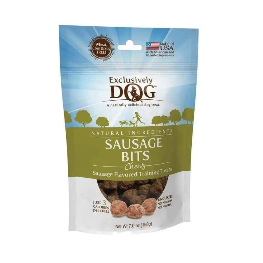 Exclusively Pet Meat Treats Sausage Bits Dog Treat 7 oz Exclusively Pet CPD