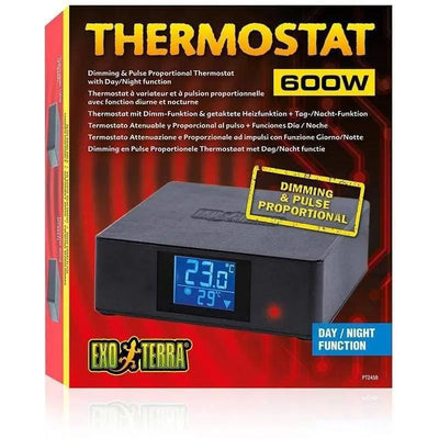 Exo Terra 600w Dimming & Pulse Reptile Thermostat with Day/Night Timer Exo Terra