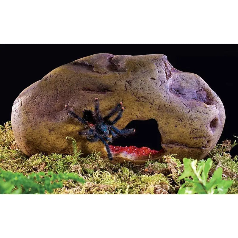 Exo Terra Crystal Cave for Reptiles and Amphibians, Decorative Terrarium Hideout Exo-Terra