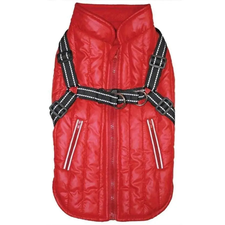 Fashion Pet Harness Coat Red 1ea/Extra-Small Fashion Pet CPD