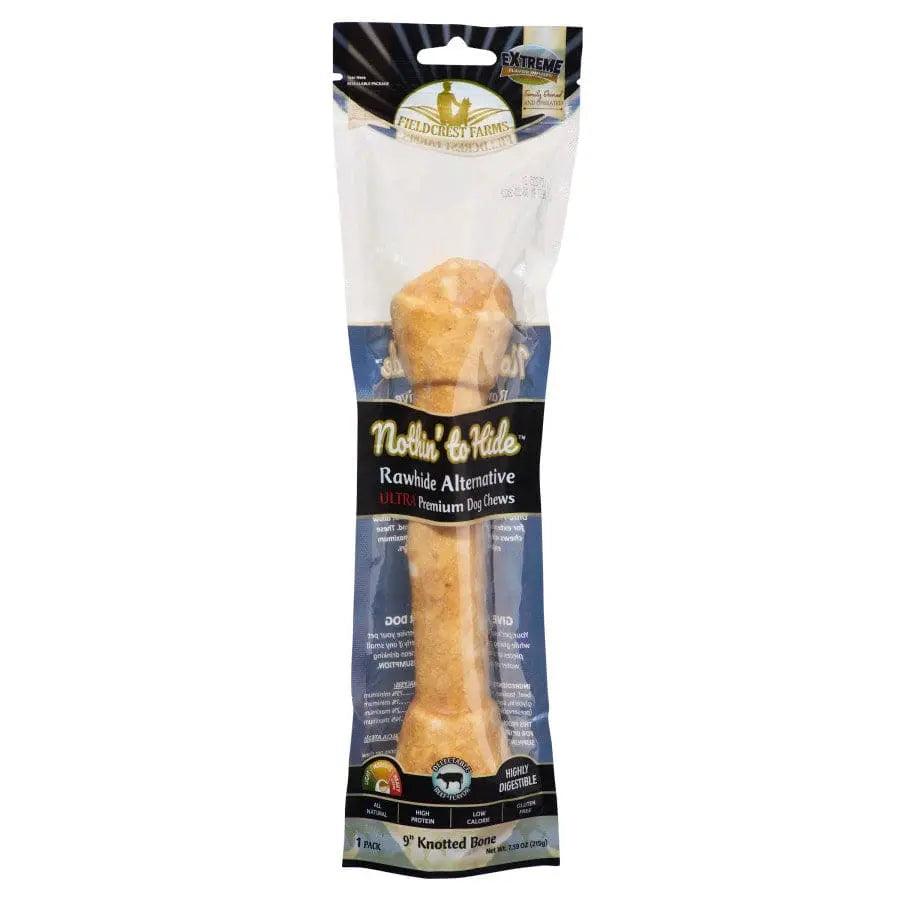 Fieldcrest Farms Nothin' To Hide Ultra Knotted Bone Dog Treat Beef Fieldcrest Farms