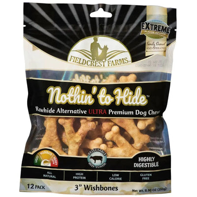 Fieldcrest Farms Nothin' To Hide Ultra Wishbone Dog Treat Fieldcrest Farms