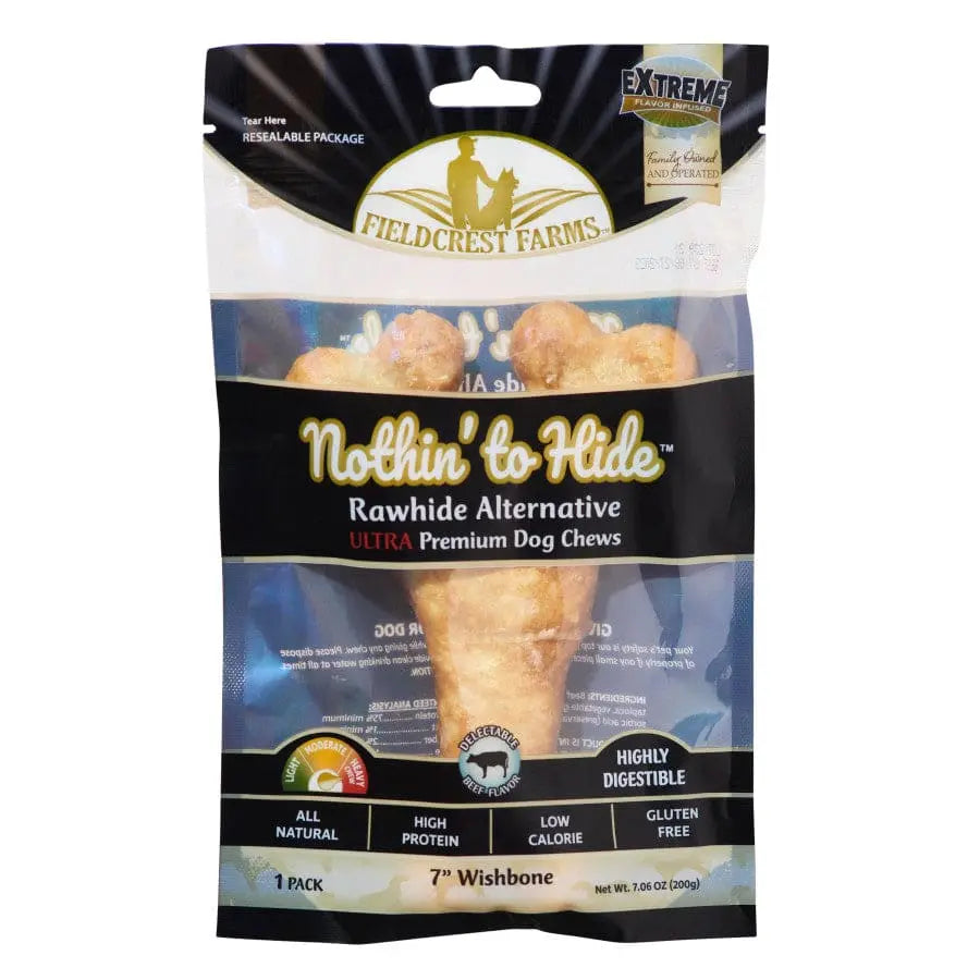 Fieldcrest Farms Nothin' To Hide Ultra Wishbone Dog Treat Fieldcrest Farms