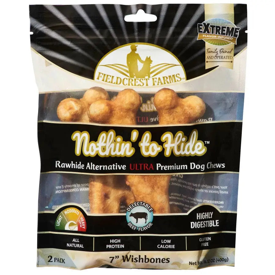 Fieldcrest Farms Nothin' To Hide Ultra Wishbone Dog Treat Fieldcrest Farms