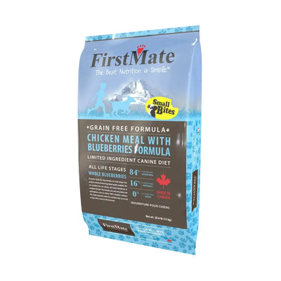 FirstMate? Grain Free Limited Ingredient Diet Chicken Meal with Blueberries Formula Small Bites Dog FirstMate?