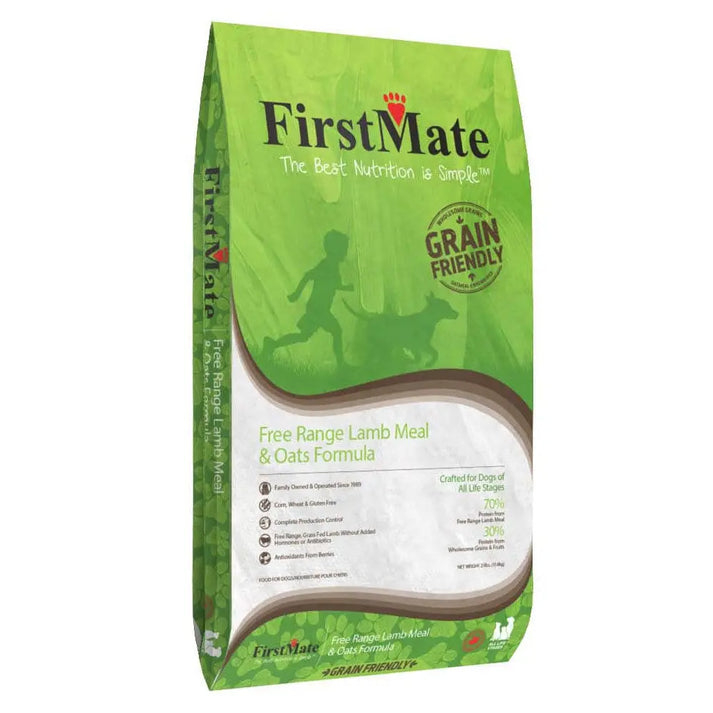 FirstMate? Grain Friendly? Free Range Lamb & Oats Formula Dog Food 25