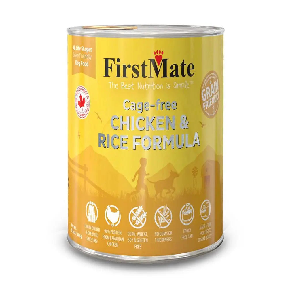 FirstMate™ Grain Friendly™ Cage Free Chicken & Rice Formula Dog Food 12.2 Oz FirstMate?